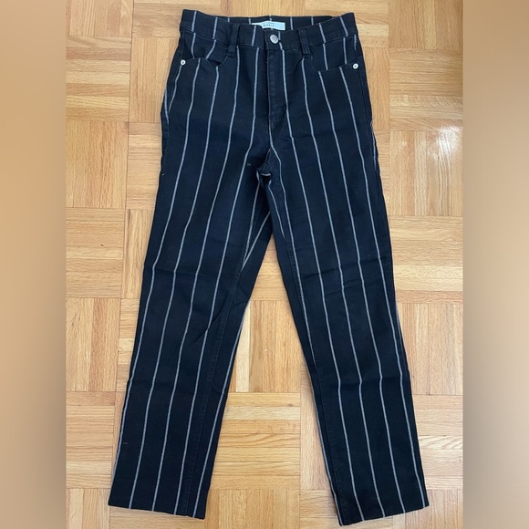 Dynamite stripe jeans, straight fit. Size 26 - Picture 3 of 4